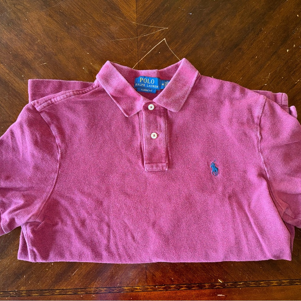 Polo Ralph Lauren Men's Polo Shirt in Burgundy
